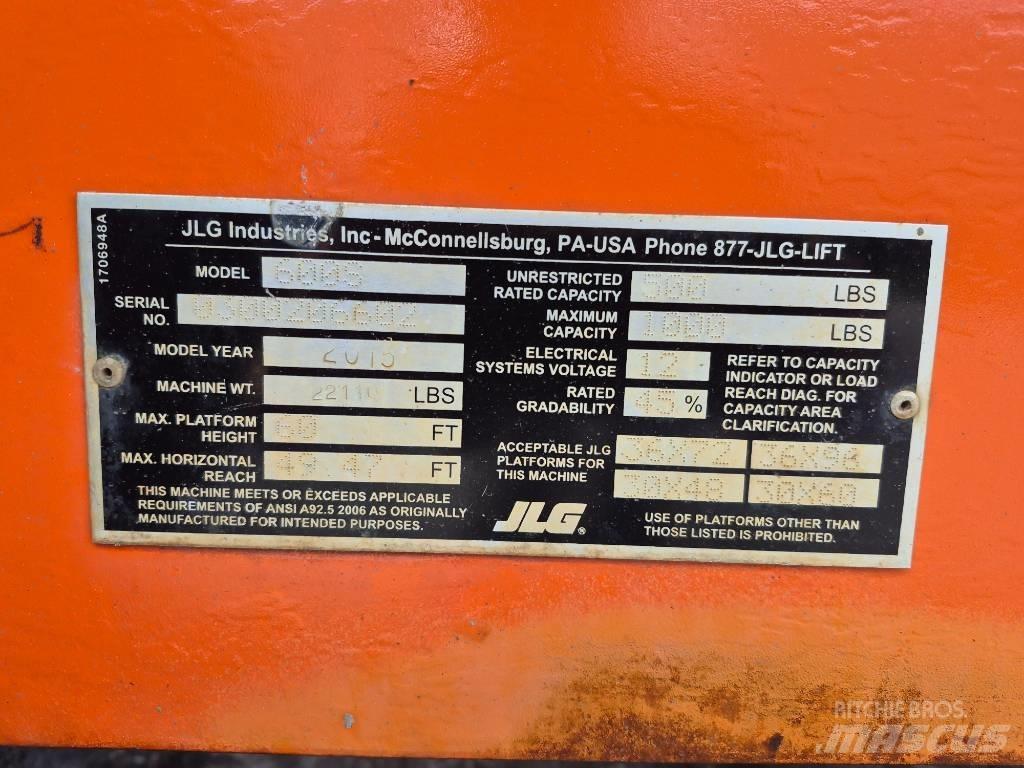 JLG 800 S Iseliikuvad poomtõstukid