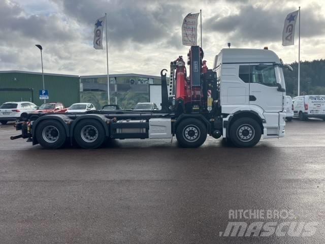 MAN TGS 35.510 8x4/4 Kraanaga veokid