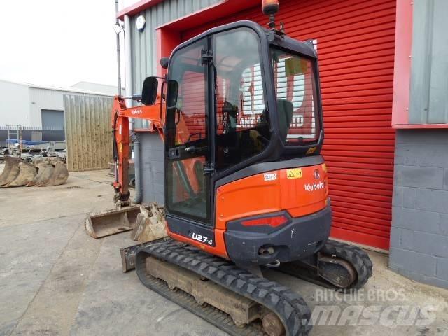 Kubota U 27-4 Miniekskavaatorid < 7 t