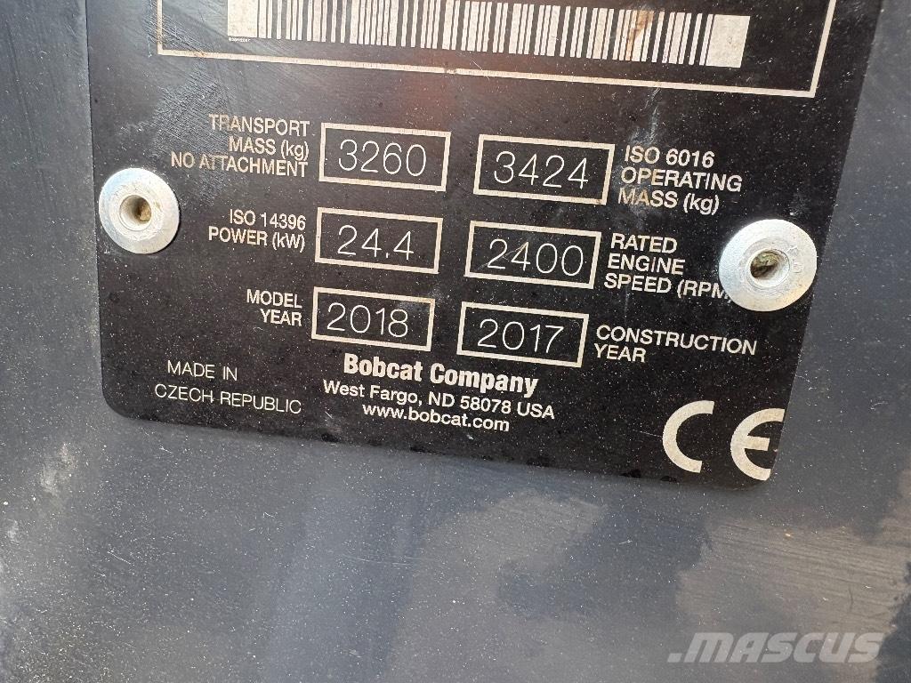 Bobcat E 35z Miniekskavaatorid < 7 t