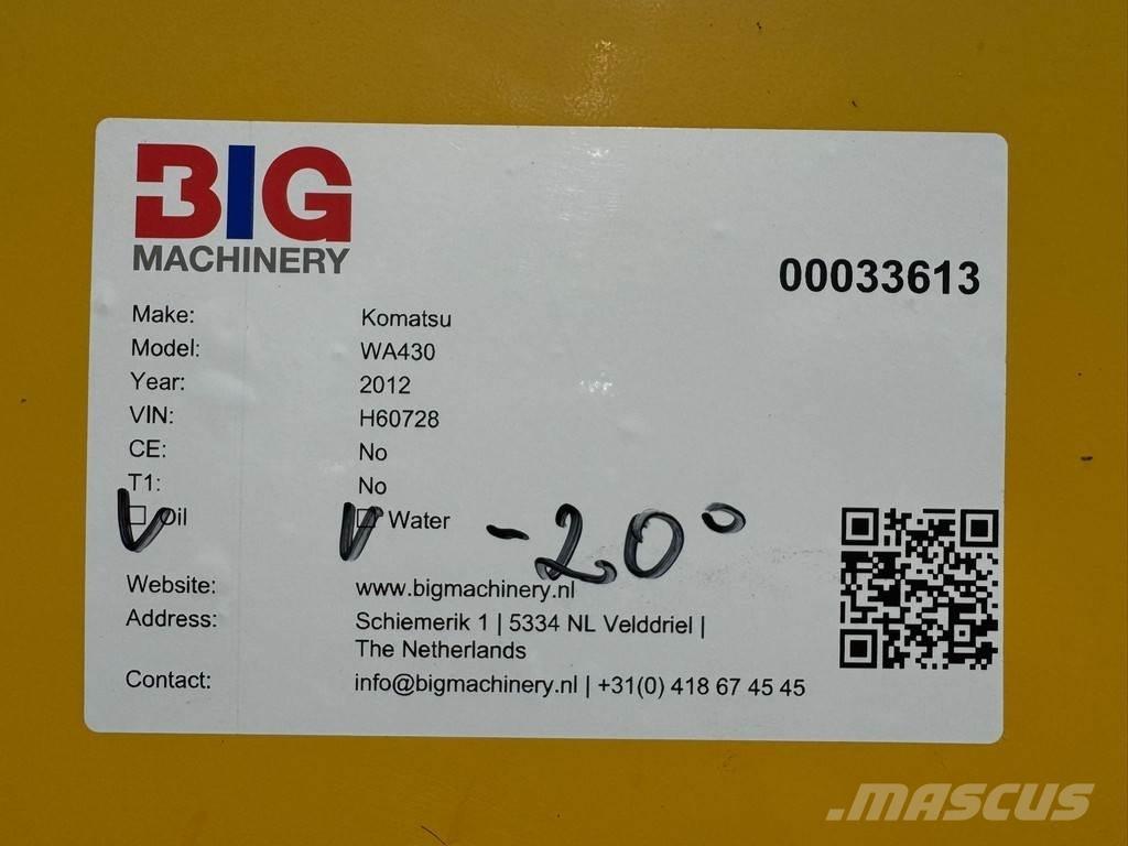 Komatsu WA430-6 Rataslaadurid