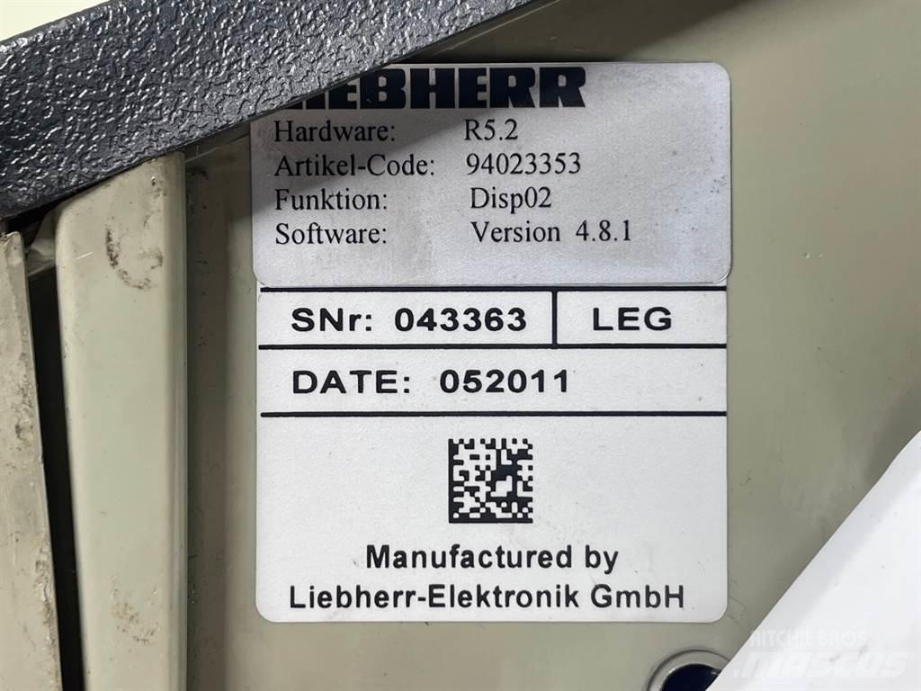 Liebherr A 924 C Elektroonikaseadmed