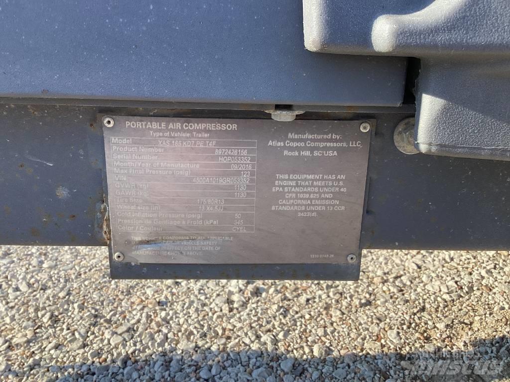 Atlas Copco XAS 185 Kompressorid