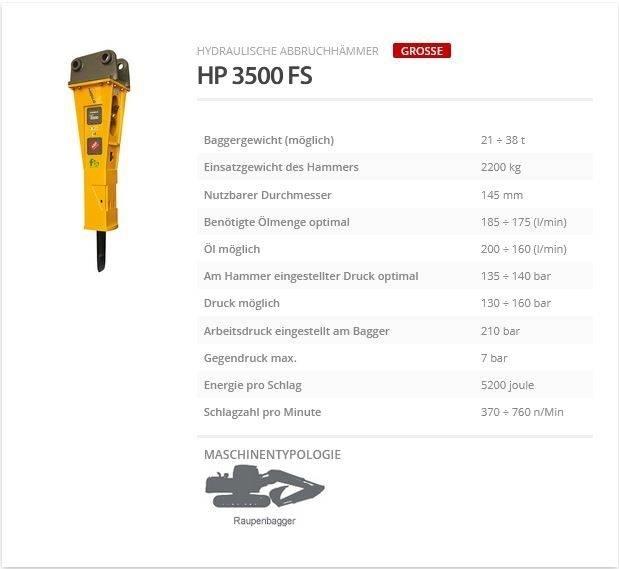 Indeco HP 3500 FS Hüdrohaamrid