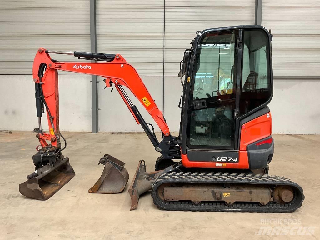 Kubota U 27-4 Miniekskavaatorid < 7 t