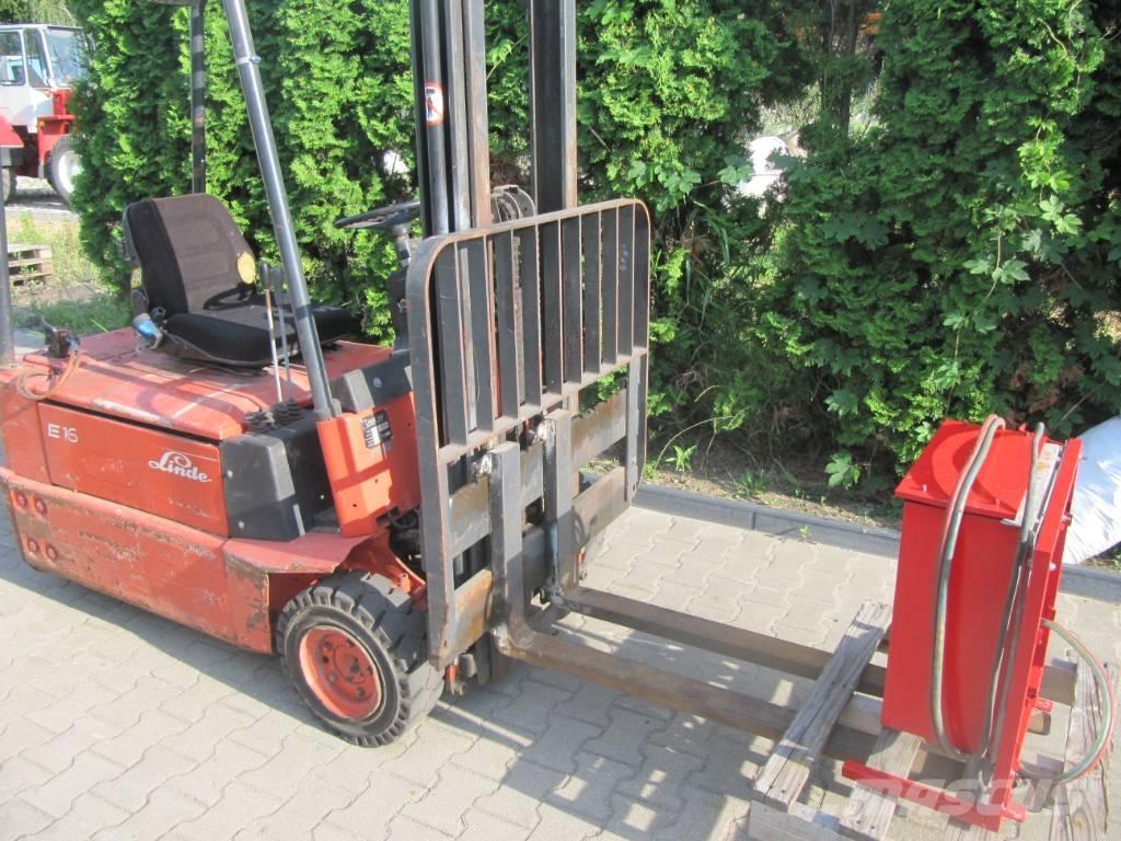 Linde E 16 Elektritõstukid