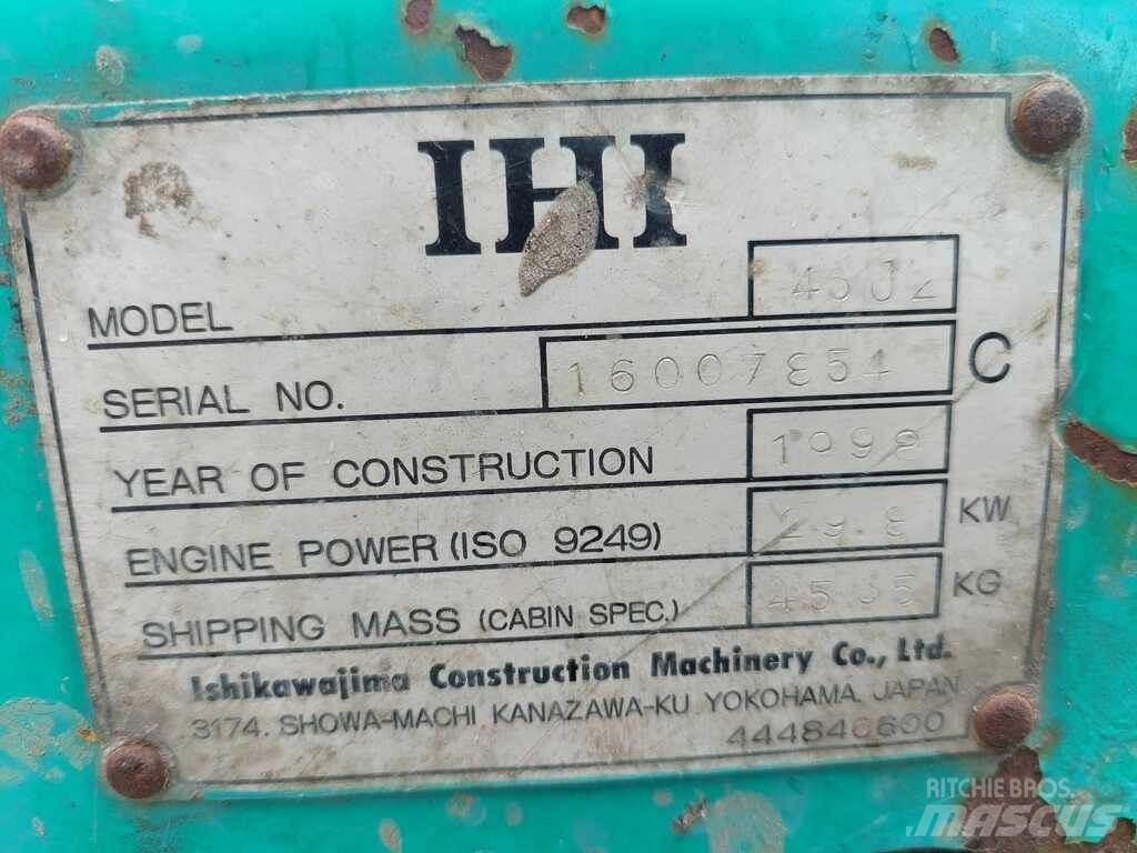 IHI 45J Miniekskavaatorid < 7 t
