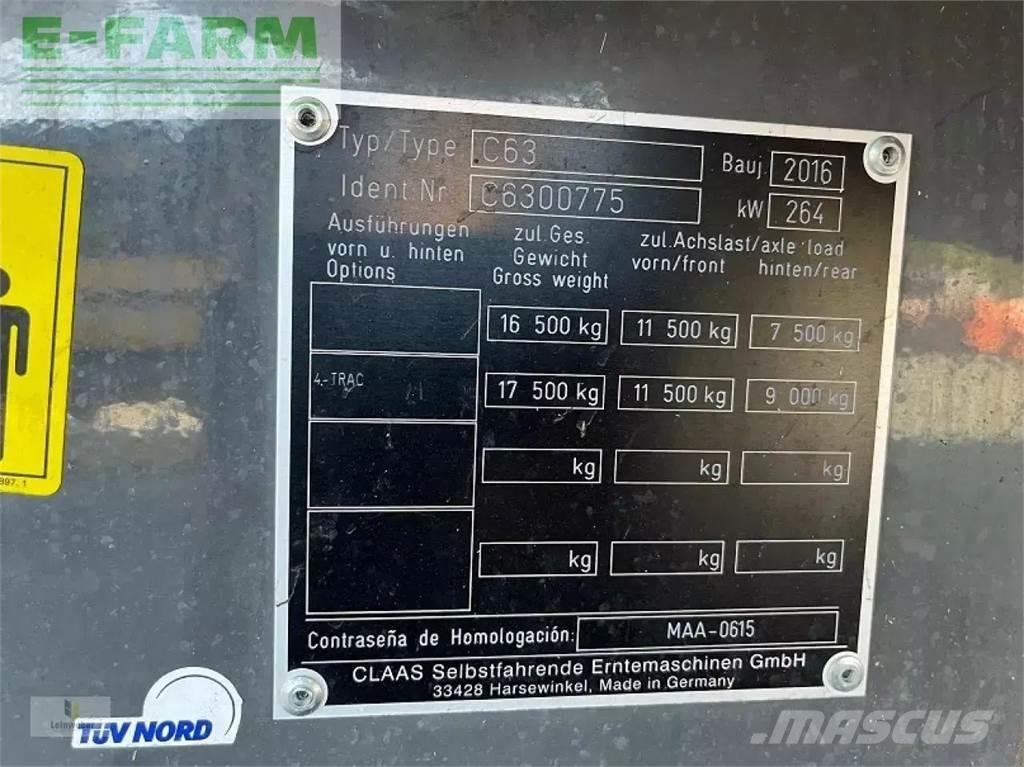 CLAAS lexion 630 Teraviljakombainid