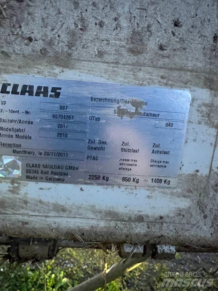 CLAAS Liner 2800 Vaalutid ja kaarutid