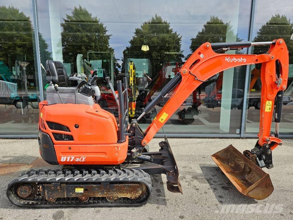 Kubota u17-3a Miniekskavaatorid < 7 t