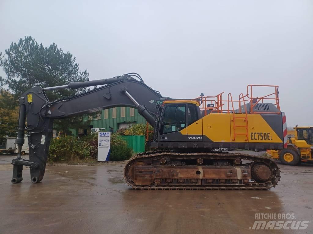 Volvo EC 750 EL Roomikekskavaatorid