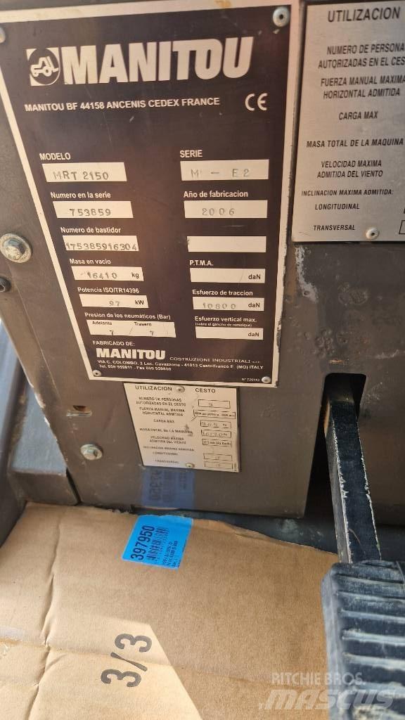 Manitou MRT 2150 M Teleskooplaadurid