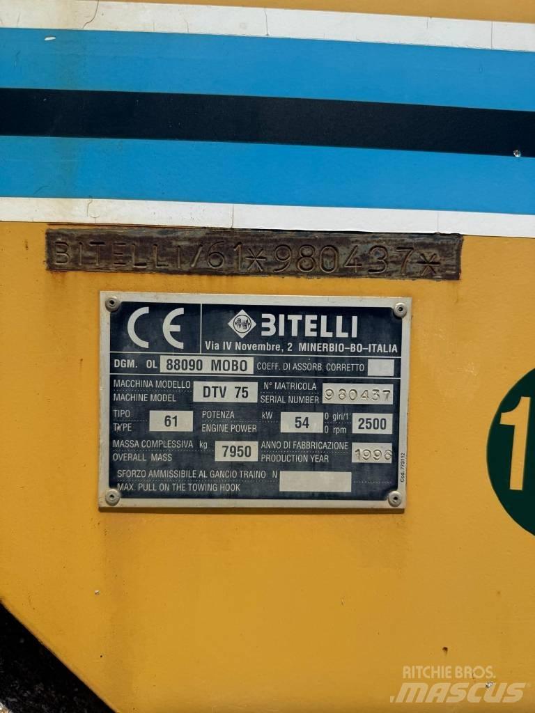 Bitelli DTV 75 Tandemrullid