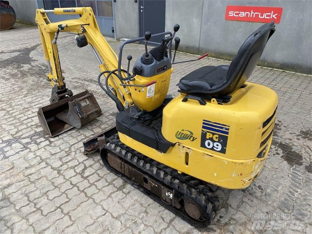Komatsu PC09-1 Ratasekskavaatorid