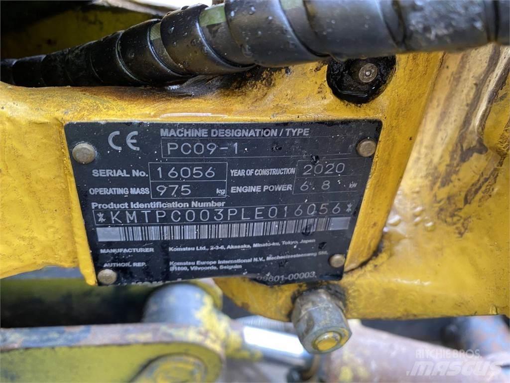 Komatsu PC09-1 Ratasekskavaatorid