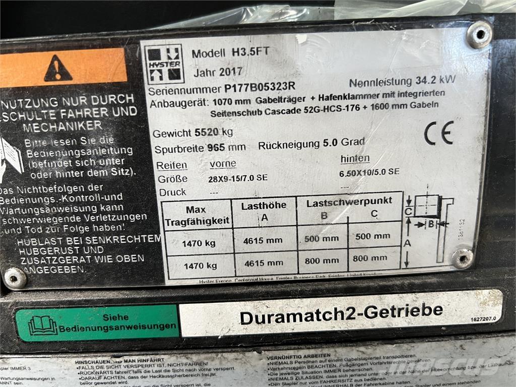 Hyster H3.5 FT/ 23R Diiseltõstukid