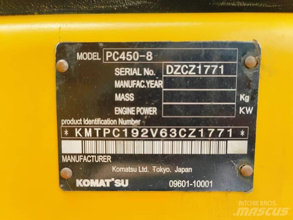 Komatsu PC 450-8 Roomikekskavaatorid