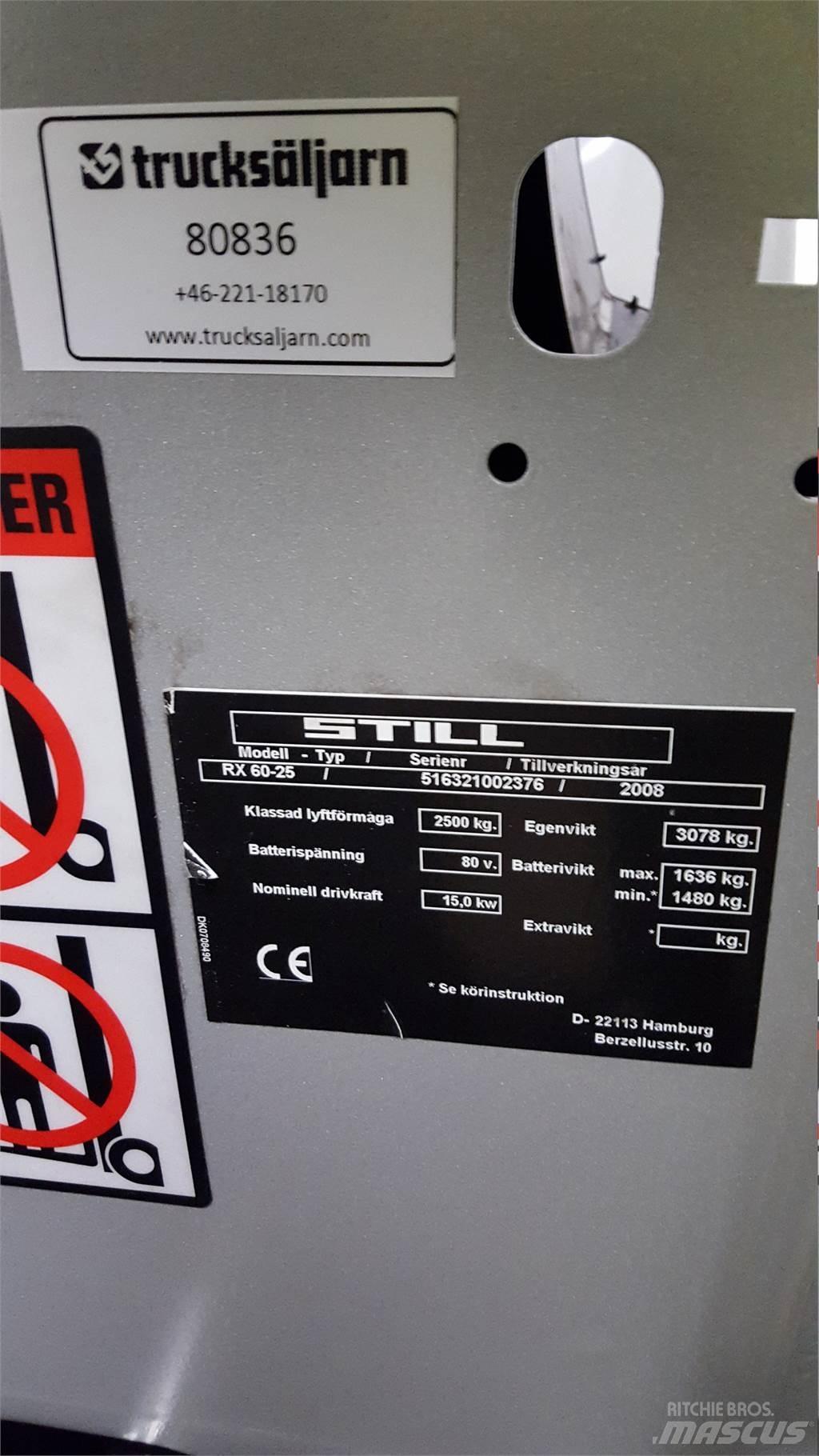 Still RX60-25 Elektritõstukid