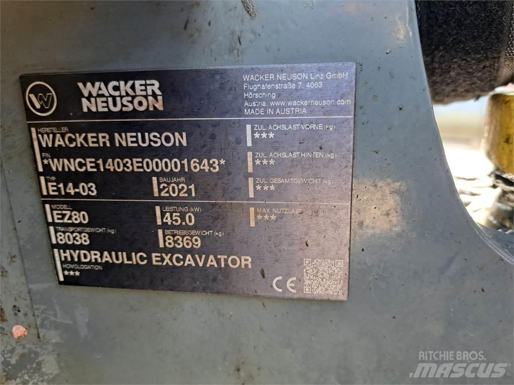 Wacker Neuson EZ80 Roomikekskavaatorid