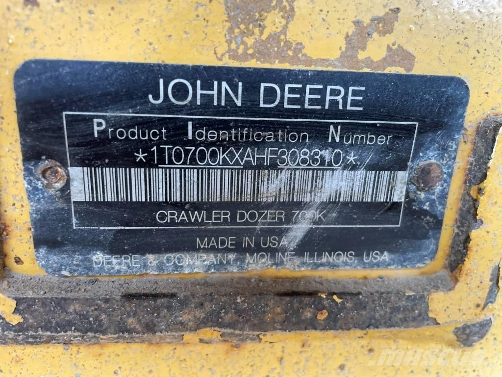 John Deere 700 KLGP Buldooserid