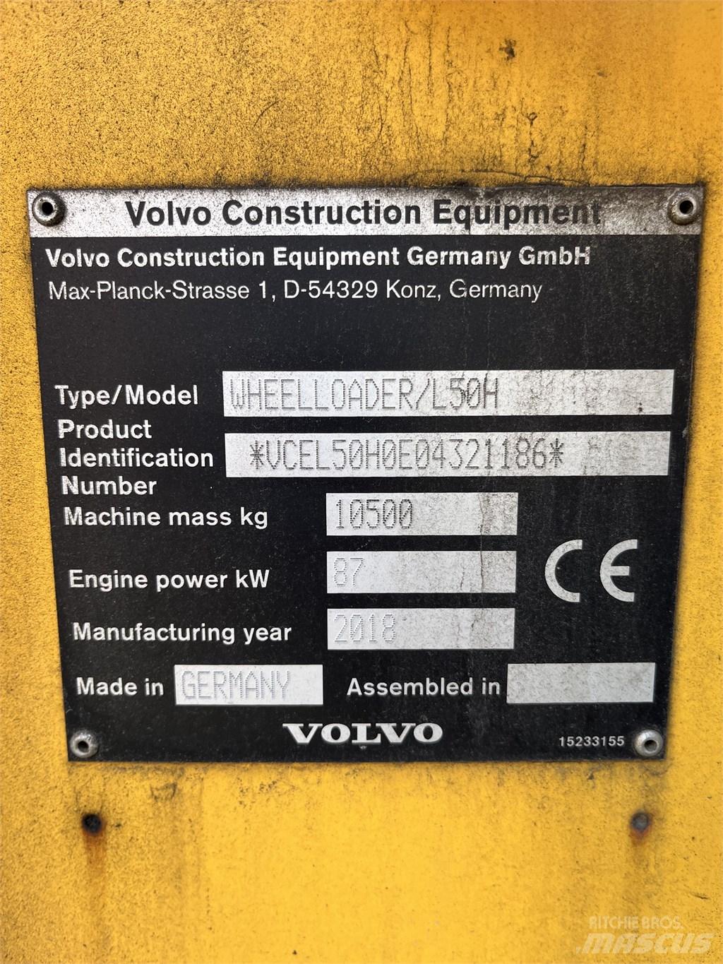 Volvo L 50 H Rataslaadurid