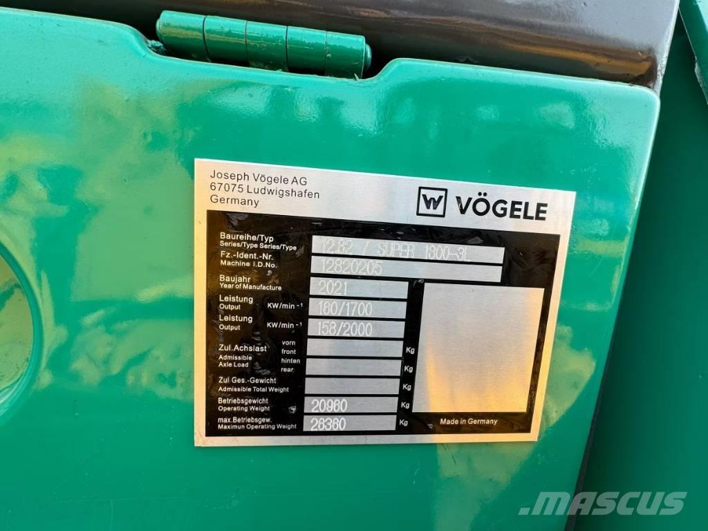 Vögele 1800-3 Asfaldilaoturid