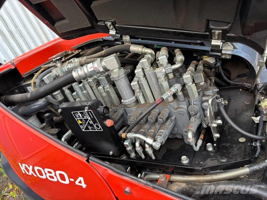 Kubota KX 080-4 Väikeekskavaatorid 7t-12t