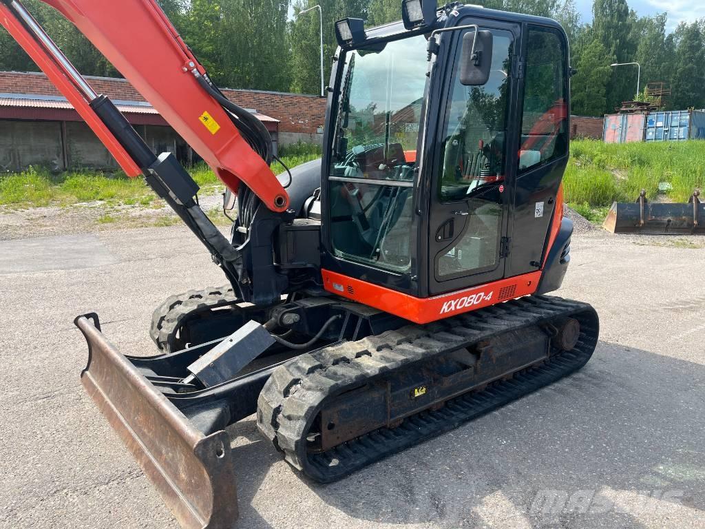 Kubota KX 080-4 Väikeekskavaatorid 7t-12t