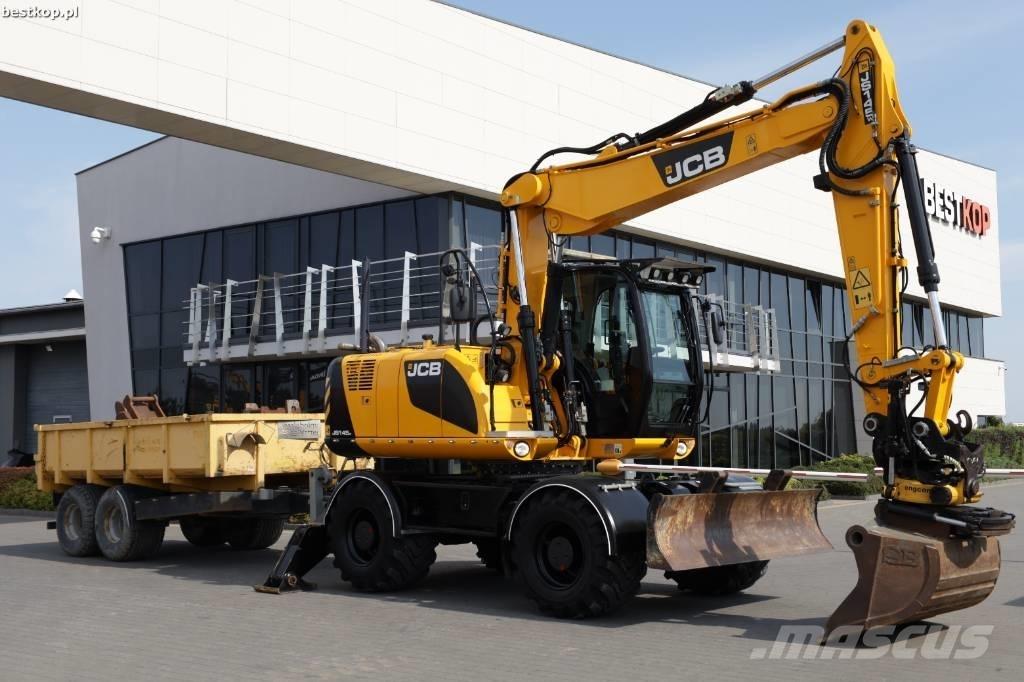 JCB JS 145 W Ratasekskavaatorid