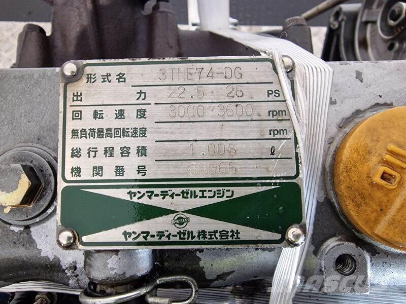 Yanmar 3TNE74-DG Mootorid