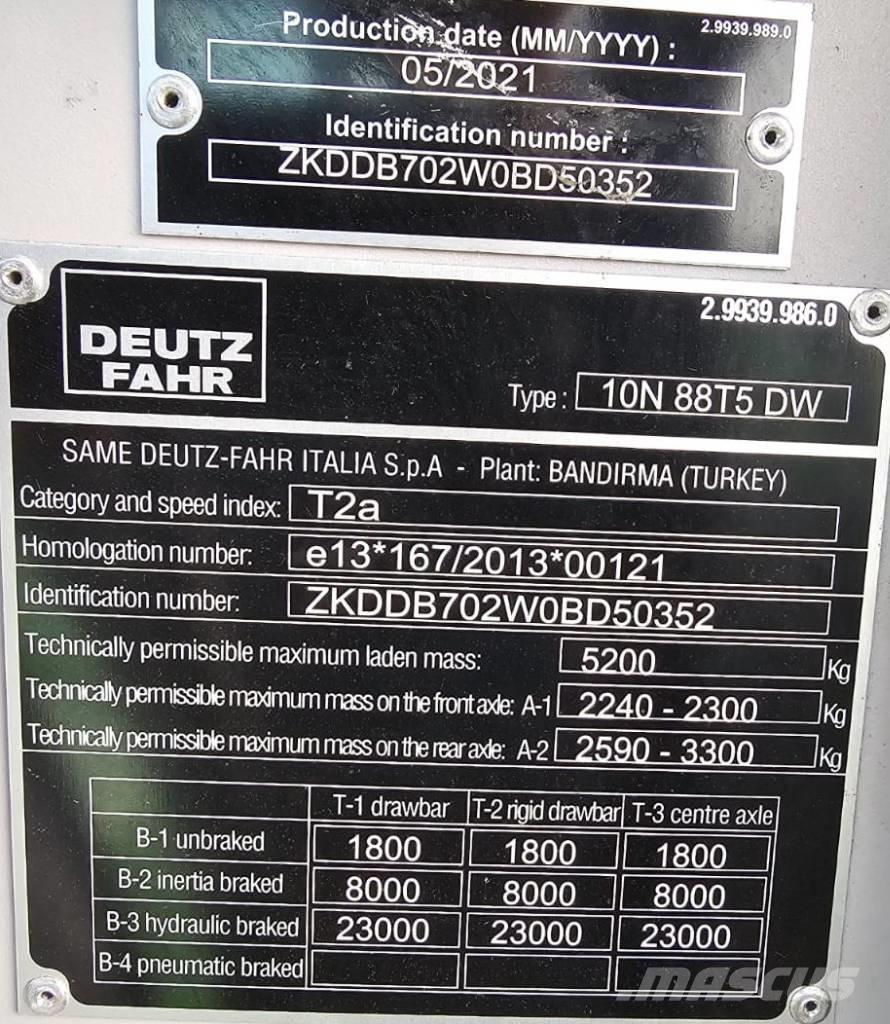 Deutz-Fahr 5090 Traktorid