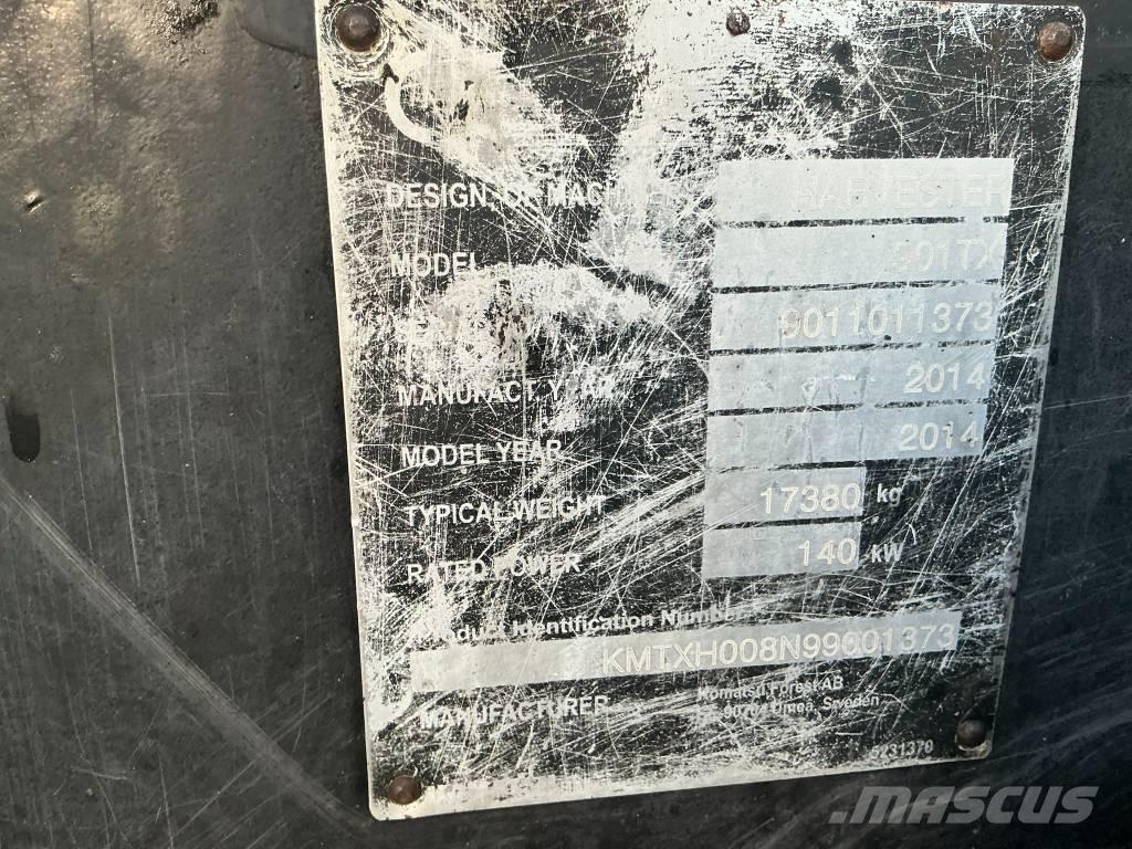 Komatsu 901 TX Harvesterid