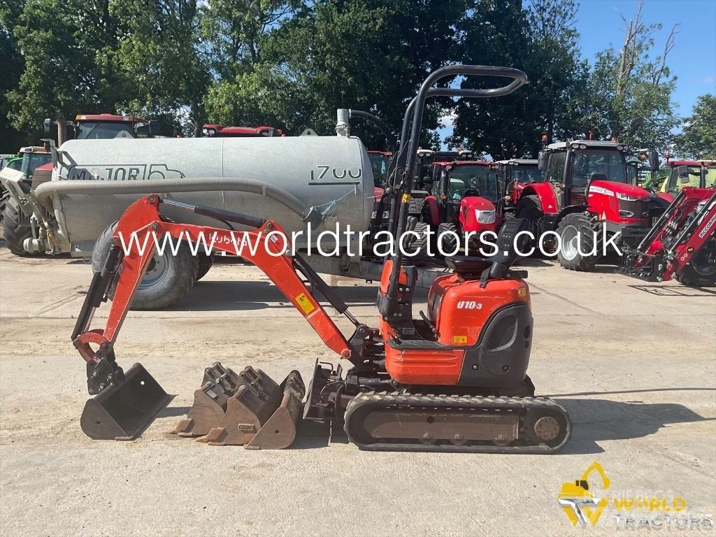 Kubota U 10-3 Miniekskavaatorid < 7 t