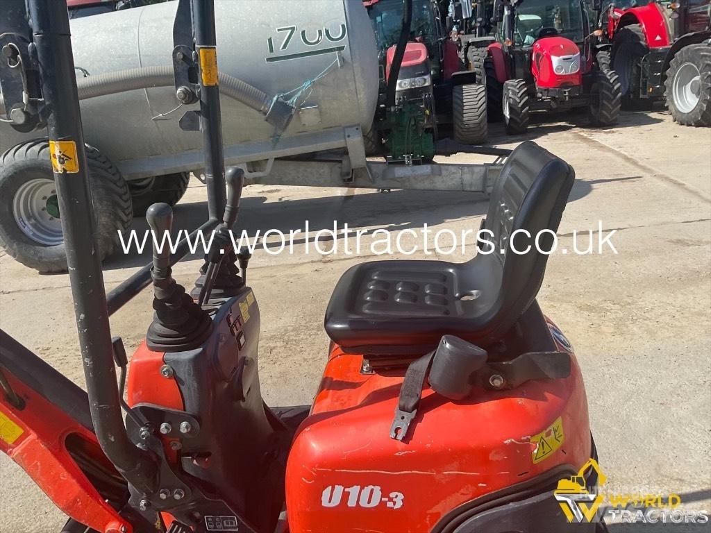 Kubota U 10-3 Miniekskavaatorid < 7 t