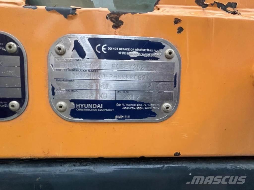 Hyundai R25Z Miniekskavaatorid < 7 t
