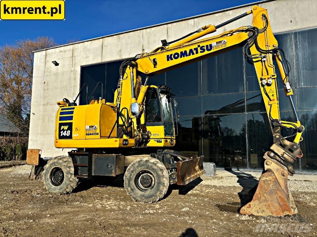 Komatsu PW 148-10 Ratasekskavaatorid