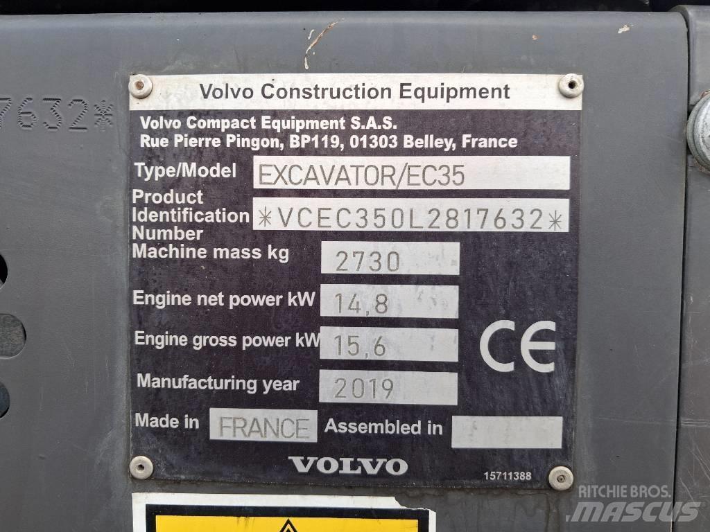 Volvo EC 35 Miniekskavaatorid < 7 t