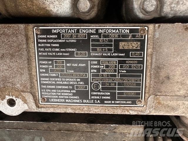 Liebherr D 936 L A6 Mootorid