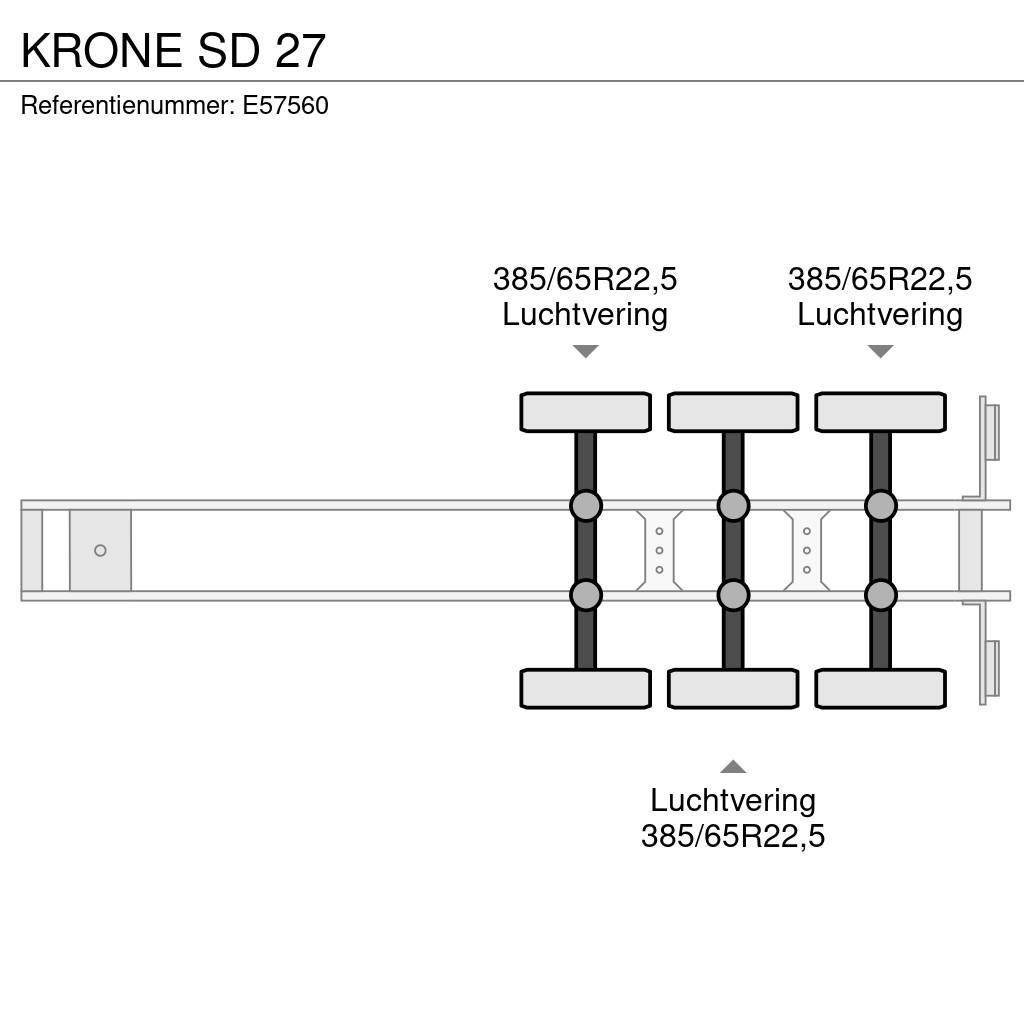 Krone SD 27 Tentpoolhaagised