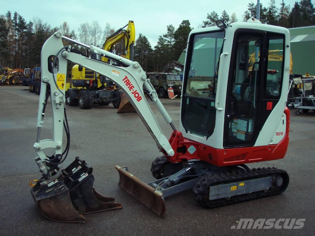Takeuchi TB 216 Miniekskavaatorid < 7 t