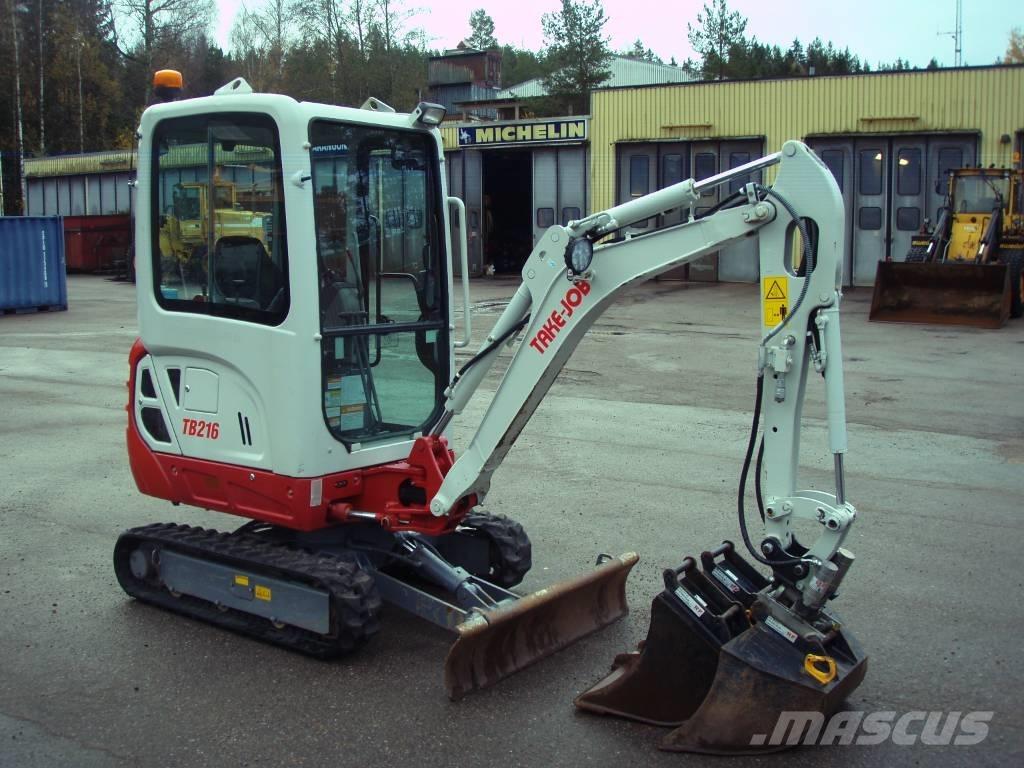 Takeuchi TB 216 Miniekskavaatorid < 7 t