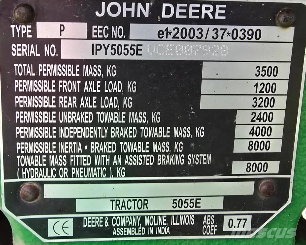 John Deere 5055 E Traktorid