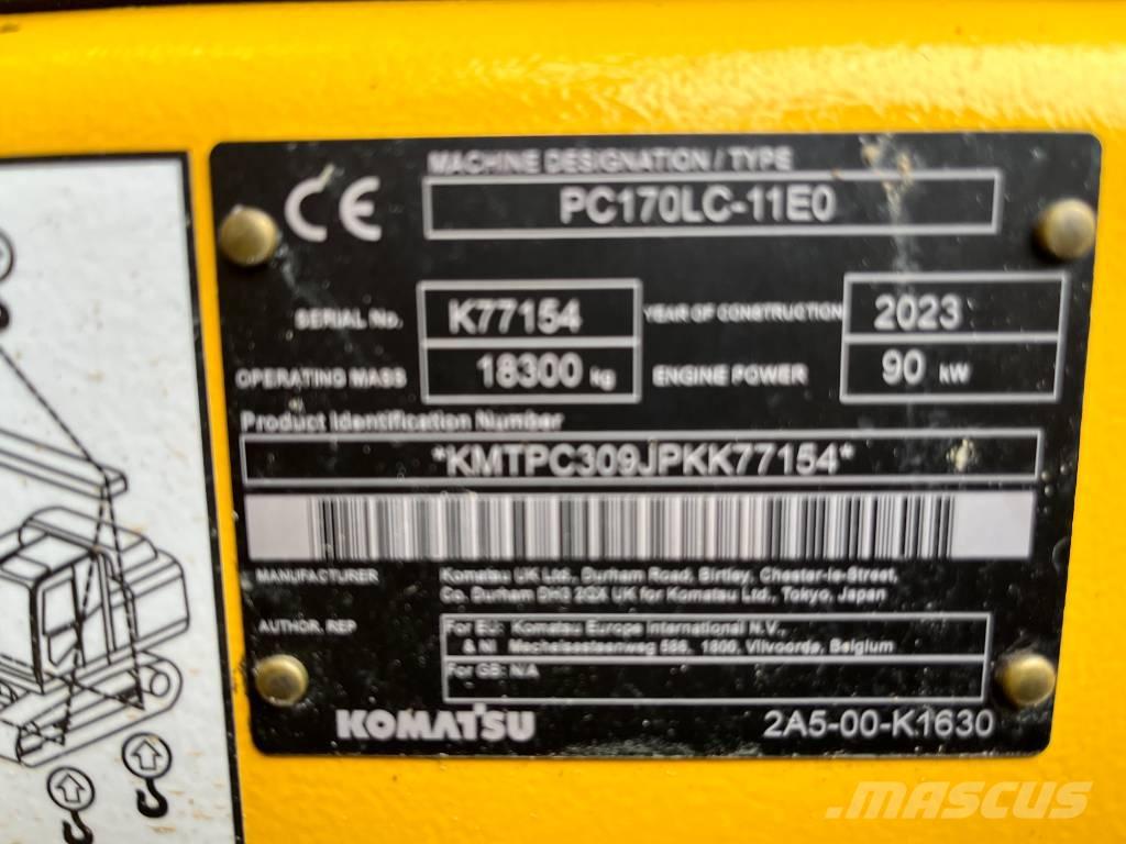Komatsu PC 170 LC-11 Roomikekskavaatorid