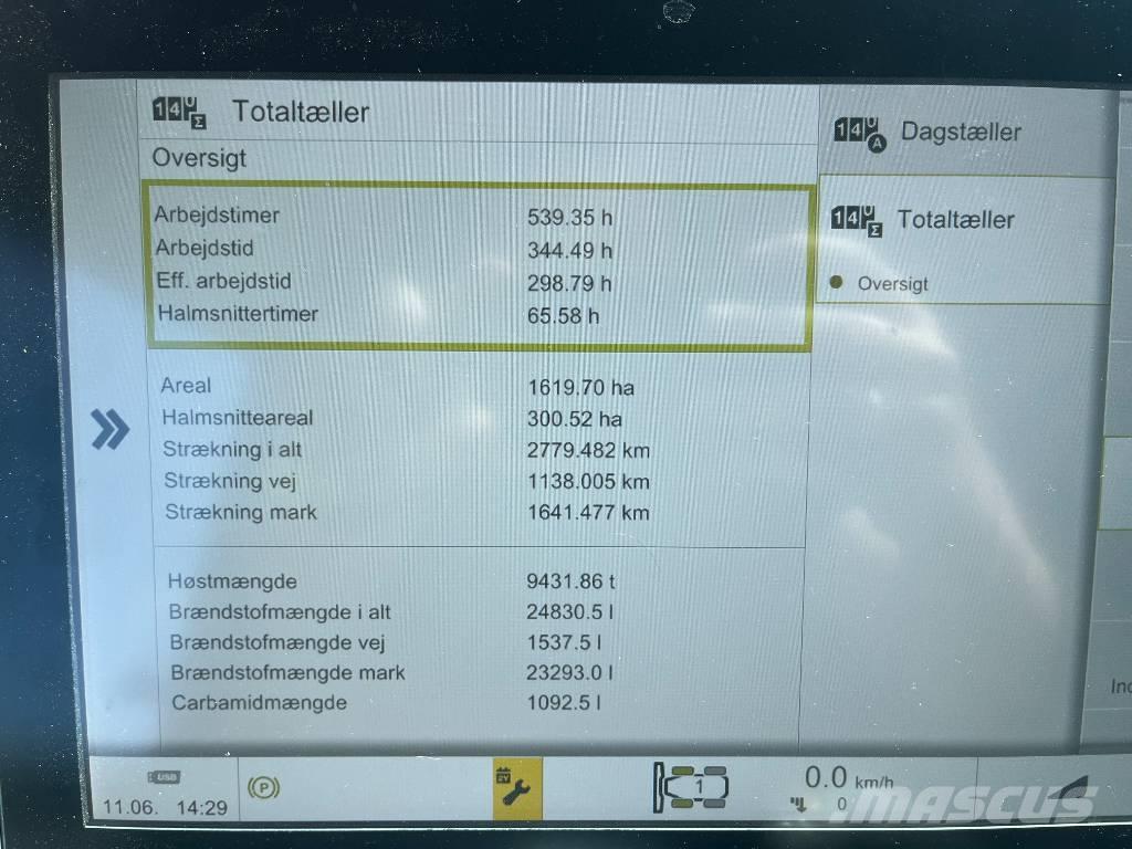 CLAAS Lexion 8800TT Teraviljakombainid