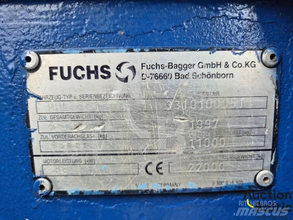 Fuchs MHL 331 Ratasekskavaatorid