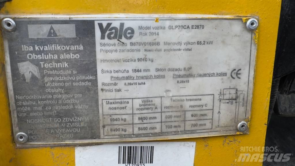 Yale GLP 70 CA Gaasitõstukid