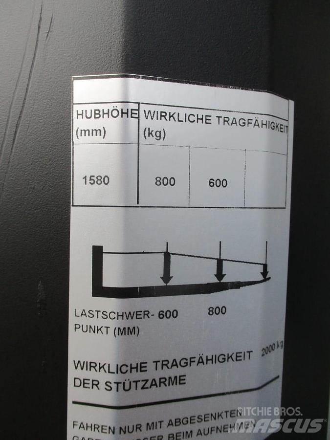 BT SWE 080L Järelkäidavad virnastajad