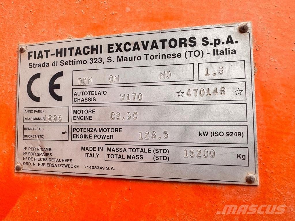Hitachi W 170 Rataslaadurid