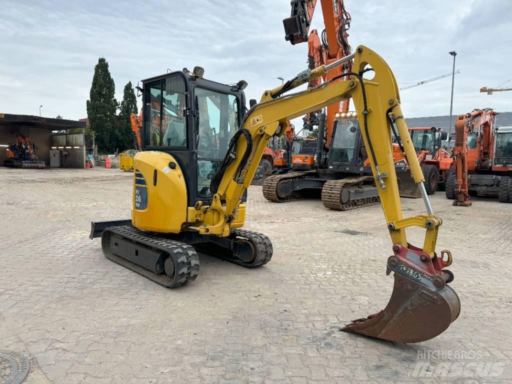 Komatsu PC26MR-3 Miniekskavaatorid < 7 t