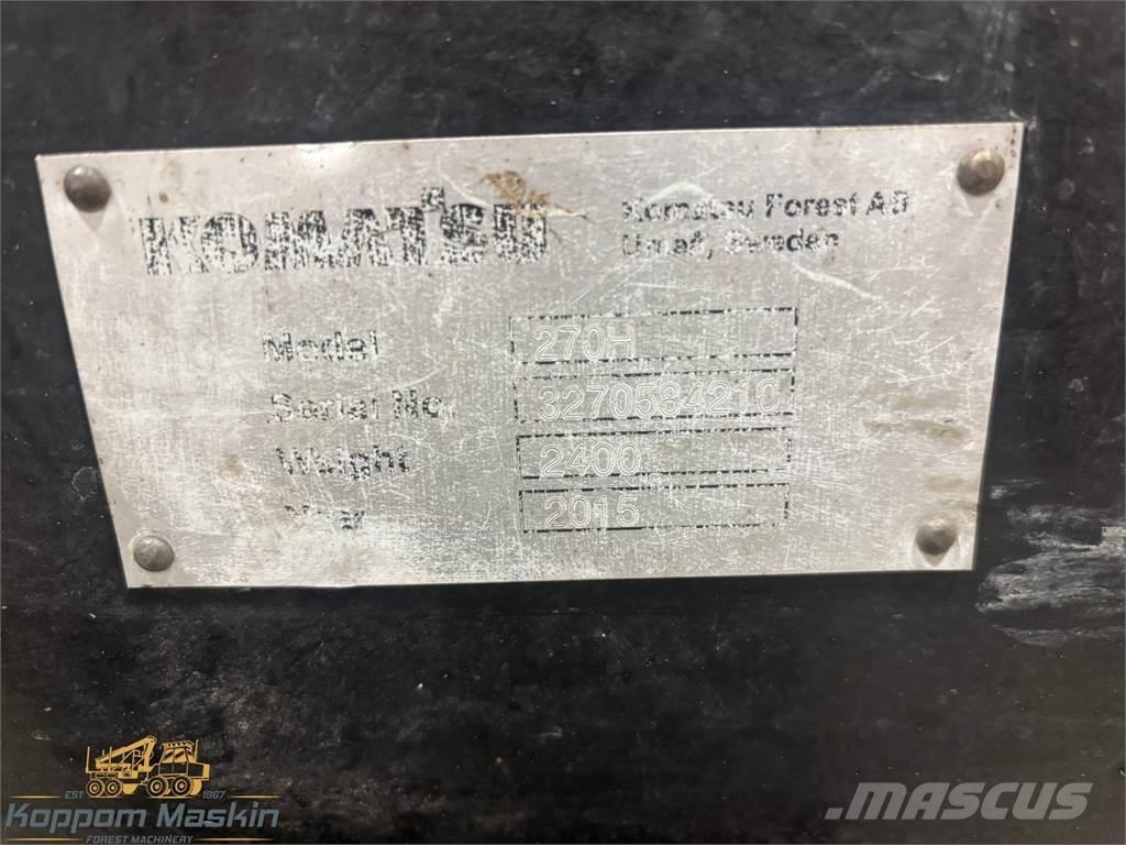 Komatsu 270H Harvesteri kraanad